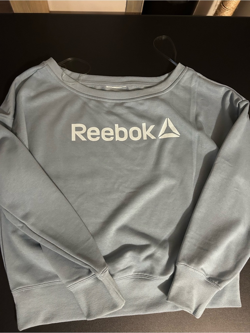 Reebok Women’s Light Blue Logo Sweatshirt
